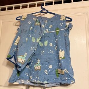 - polar bear print snow owl print 90s Kids XL pajama set